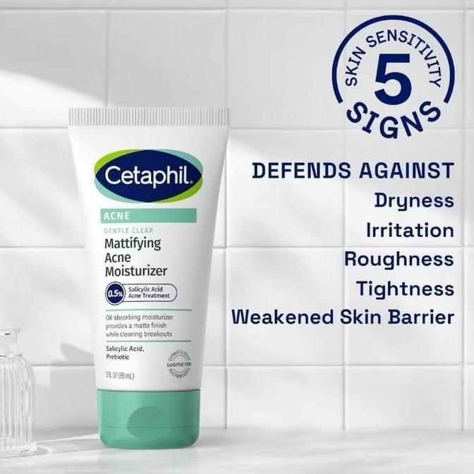 Cetaphil Gentle Clear Mattifying Acne Moisturizer With 0.5% Salicylic Acid 89 Ml