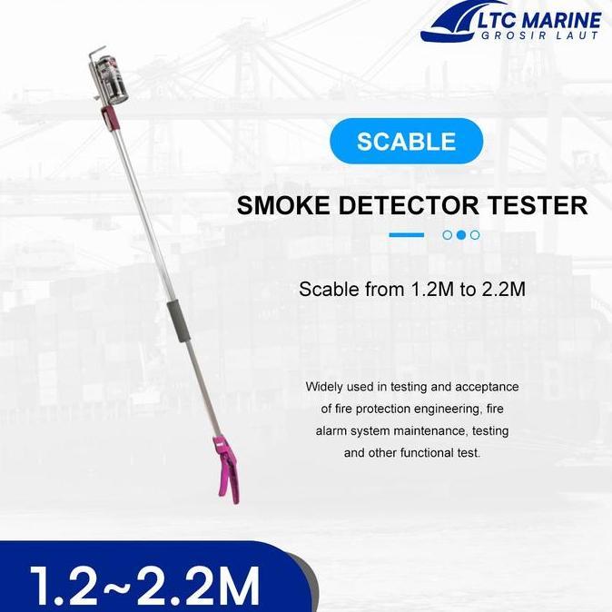 BEBAS ONGKIR - IMPA 331073 Penguji Detektor Asap 1.2M-2.2M Dapat Ditarik / Retractable Smoke Detecto