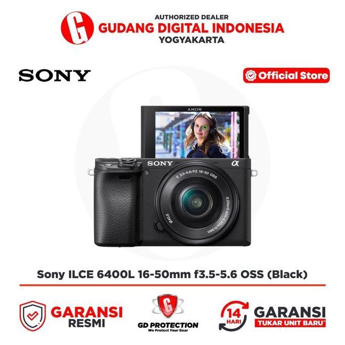 Kamera Mirrorless Sony Alpha 6400 / A6400 16-50mm f3.5-5.6 OSS (TERBAIK) (TERBARU) (TERMURAH)