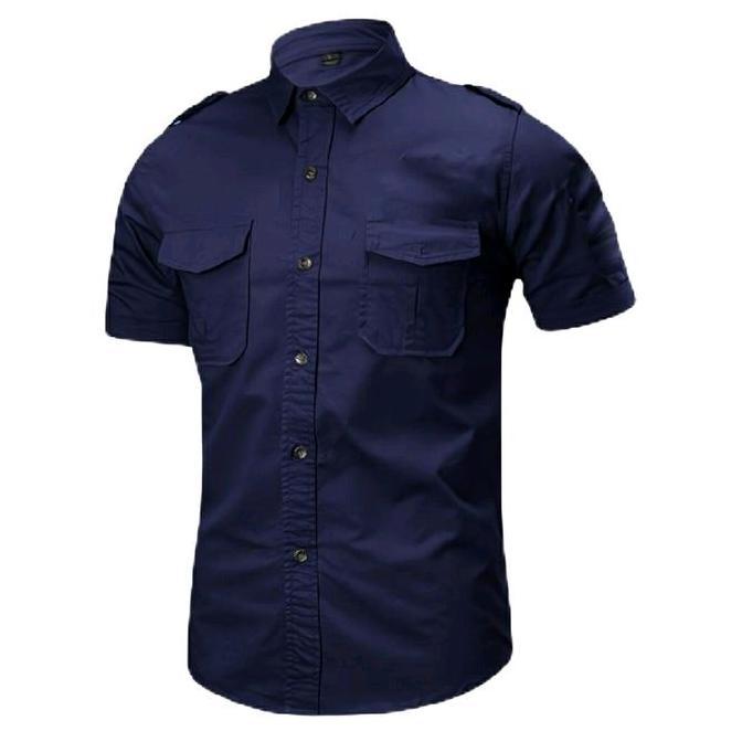 Kemeja Tactical / Kemeja Tactical Pria / Kemeja Tactical Pria Lengan Pendek / Kemeja Tactical Lengan