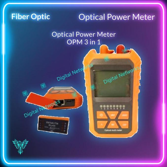 BEBAS ONGKIR - Optical Power Meter OPM 3 in 1 Optik Power Meter OPM 3in1
