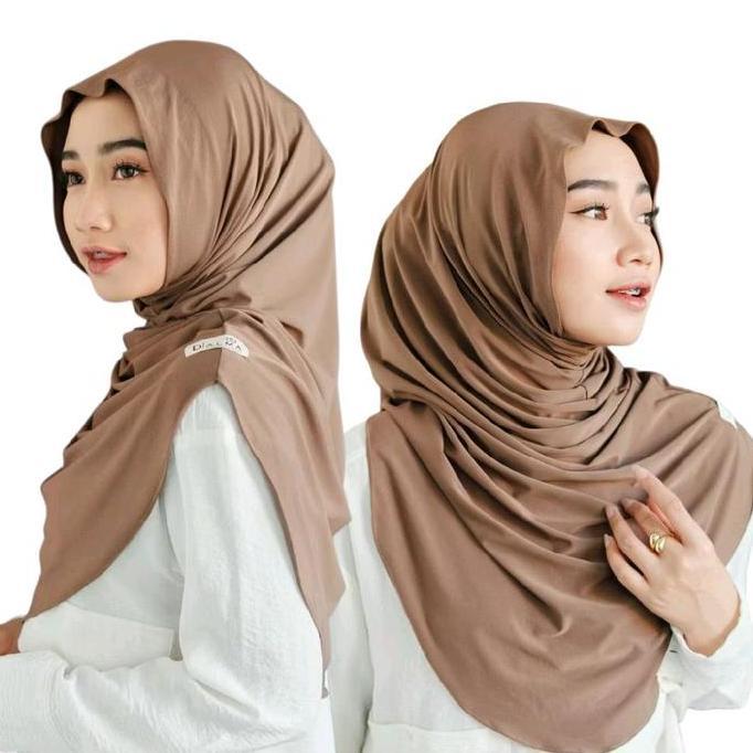 Xkxk- Jisoo Hijab Instan Plus Inner Hijab Pashmina Instan Inner Jisoo Size L Jiso Mleyot