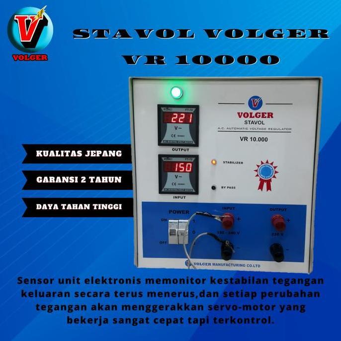 NEW Stavolt VOLGER VR 10000 - Stabilizer Listrik VOLGER 10.000 Watt