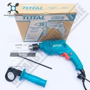 PANGRANGO Mesin Bor Tangan 13mm TOTAL TG1061356 / Impact Drill TG 1061356 - Bor Tembok Beton Kayu TO