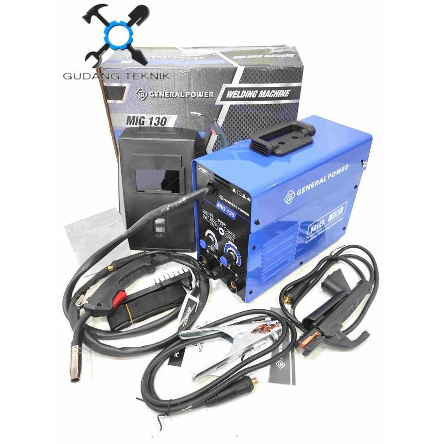MIOSHINOCHE Mesin Las Co MIG 130 GENERAL Las Travo Trafo Listrik MMA MIG TIG 130