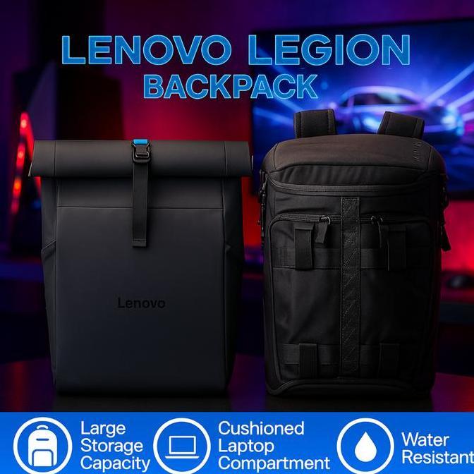 HARGA DISC - Lenovo Legion Gaming Backpack Tas Laptop 17 dan16 Inch Waterproof Premium