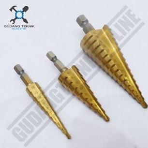 SABILULUNGAN Mata Bor Pagoda Step 3-12mm 4-20mm 4-32mm HASSTON PROHEX / Step Drill 3-12 4-20 4-32 mm