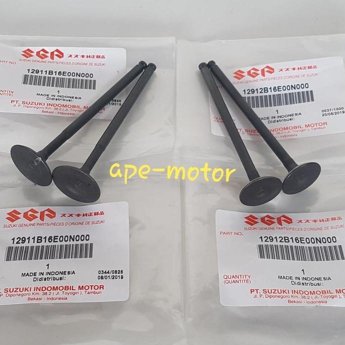 DF214 - KLEP SATRIA FU 150 1SET ORIGINAL SUZUKI