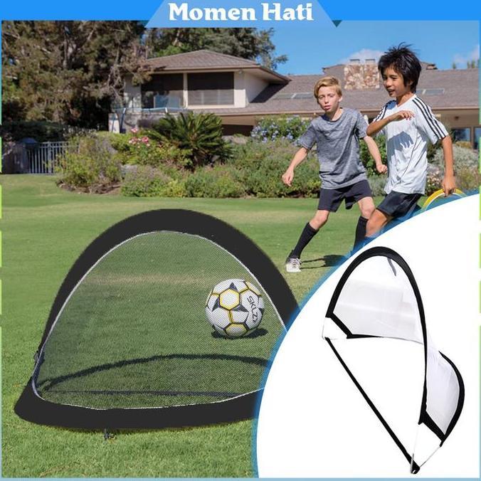 MIOSHINOCHE Mainan Gawang Sepak Bola Lipat Portable Anak Untuk Latihan Bola Sepak