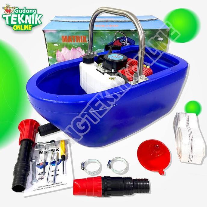 DHEALOKA Mesin Floating Pump FWP-520 MATRIX Pompa Air Ampung Floating Water