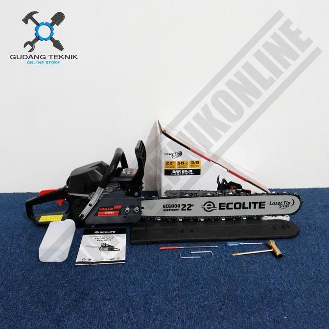 PANGRANGO Chainsaw Ecolite EC6800 / Mesin Gergaji Kayu Chainsaw Ecolite Laser
