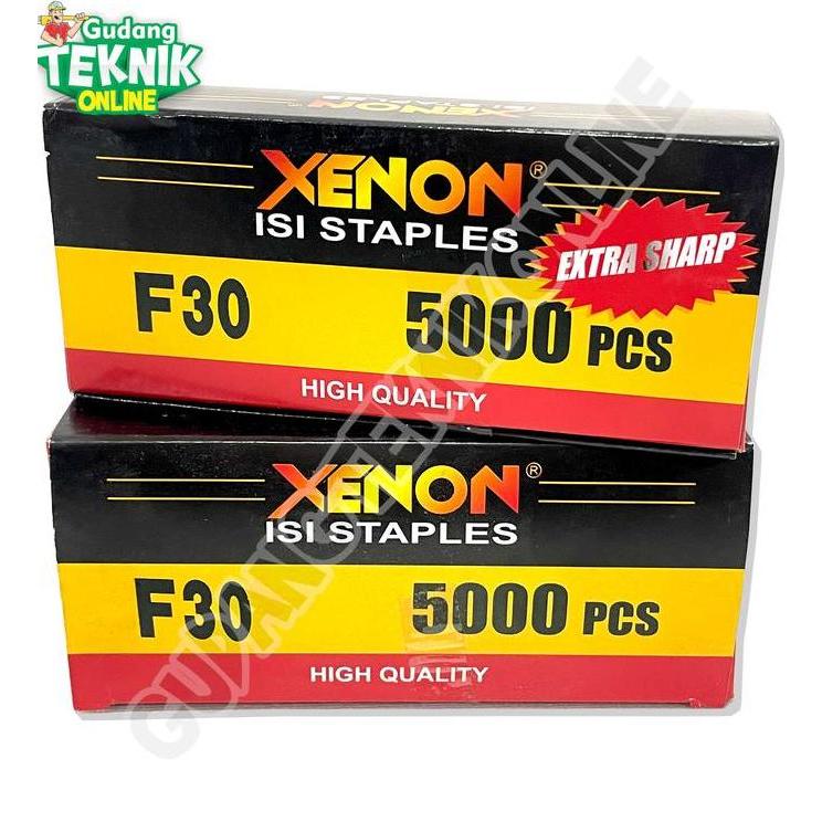 PANGRANGO Isi Paku Tembak XENON F30 BIASA EXTRA SHARP Type I / Refil Refill  Isi Air Nailer Angin Xe