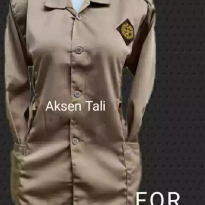 Baju Pramuka perempuan SD/SMP/SMA model tali samping