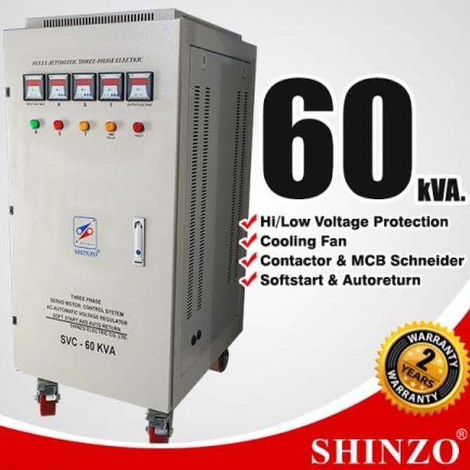 Shinzo Stabilizer 60000 3phase Digital