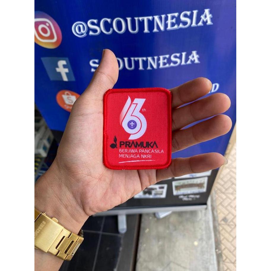 BADGE SUBLIM HUT 63 TAHUN PRAMUKA/BADGE SUBLIM HUT PRAMUKA