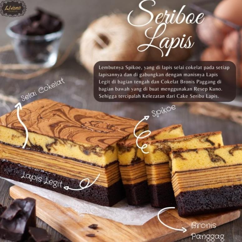 Cake Seriboe Lapis Spiku Livana Surabaya Termurah