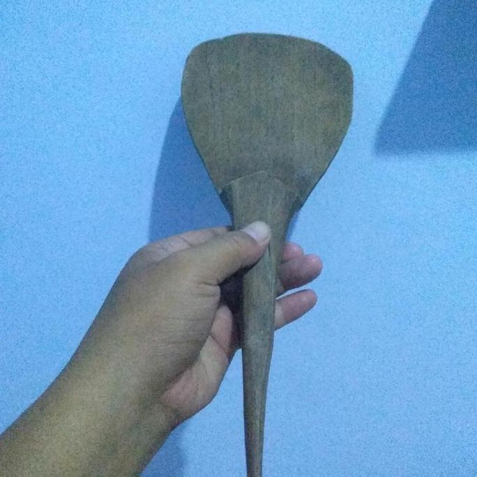 Centong Nasi Kayu Jati Lawas Bisa Untuk Kesehatan KS