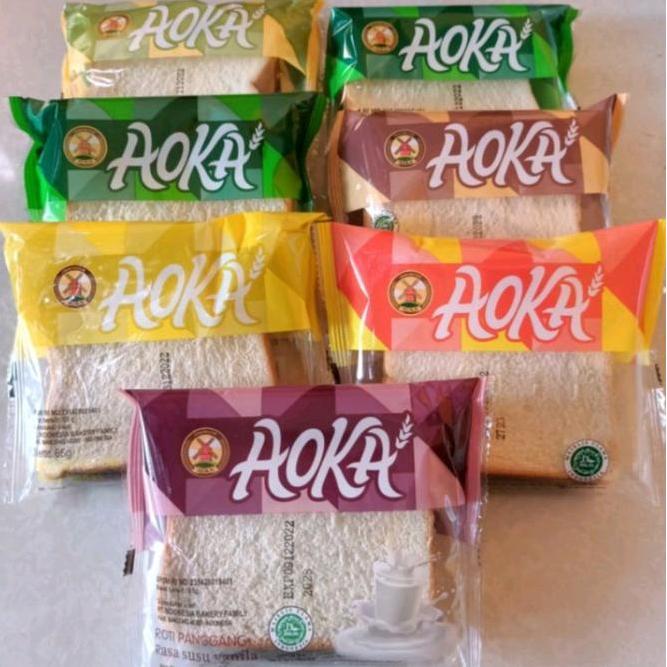Paket Roti Aoka Kue Aoka Momotaro Isi 30