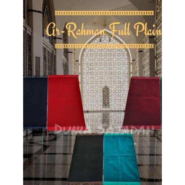 Sajadah Turkey Full Plain Ar Rahman / Sajadah Turki Total Polos - Random, 70x110