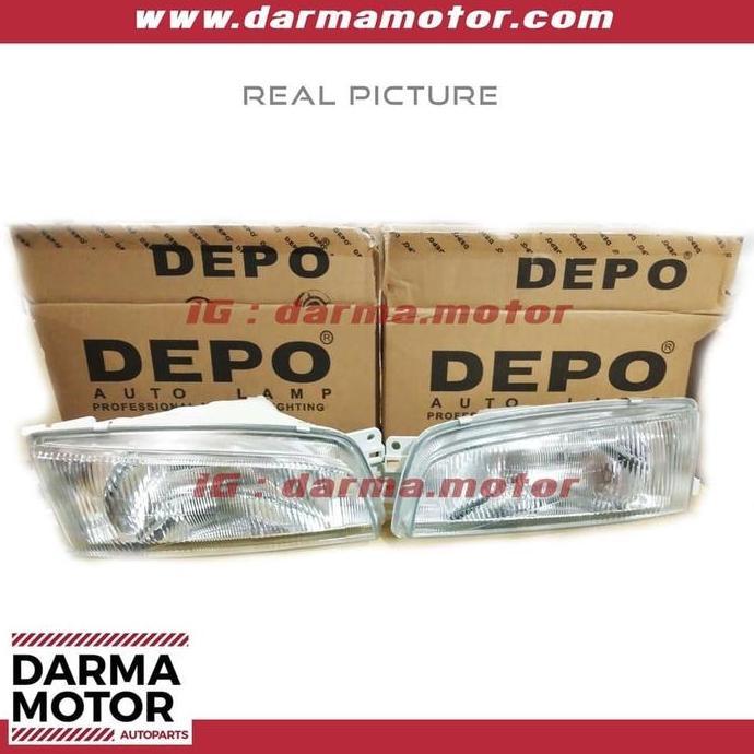 LAMPU DEPAN LANCER EVO 4 CK4 HEADLAMP MURAH