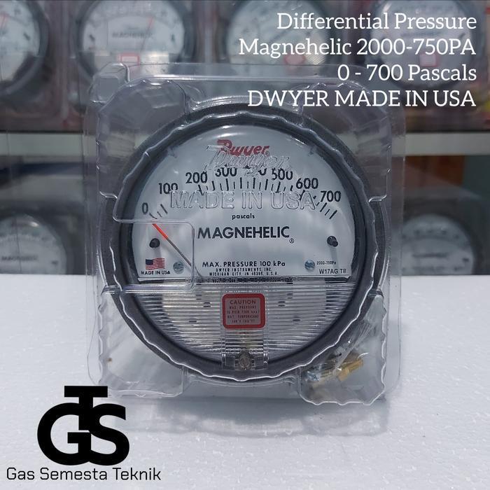 DWYER MAGNEHELIC 2000-750PA | MAGNEHELIC 0 - 700 PASCALS DWYER USA