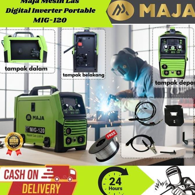 MAJA Mesin Las Pengelasan busur argon penelasan terlindung interverter Mesin Trafo Las Welding machi