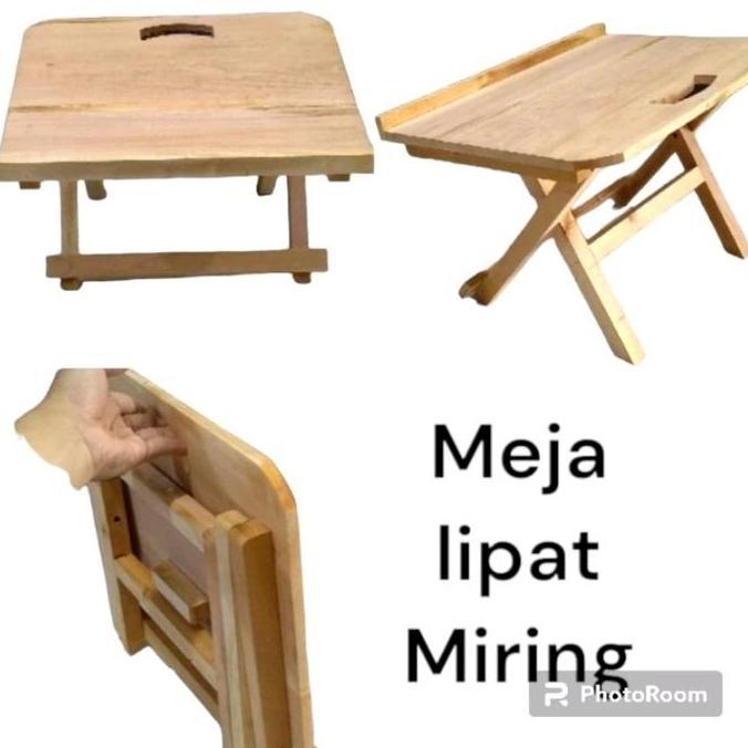 Meja Lipat Miring/ rekal/ lekar/ dampar/ rehal/ meja belajar PG