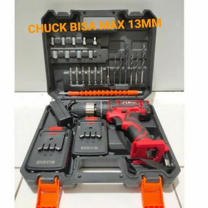 Kokok- Bor Cordless Jld 36V Baterai Impact Drill