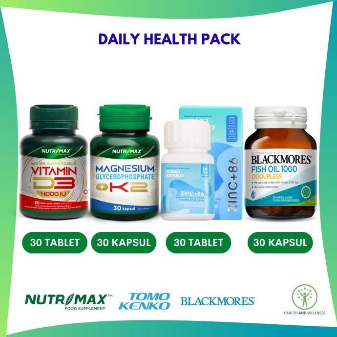 NUTRIMAX VITAMIN D3 4000 IU MAGNESIUM K2 TOMO KENKO ZINC BLACKMORES FISH OIL