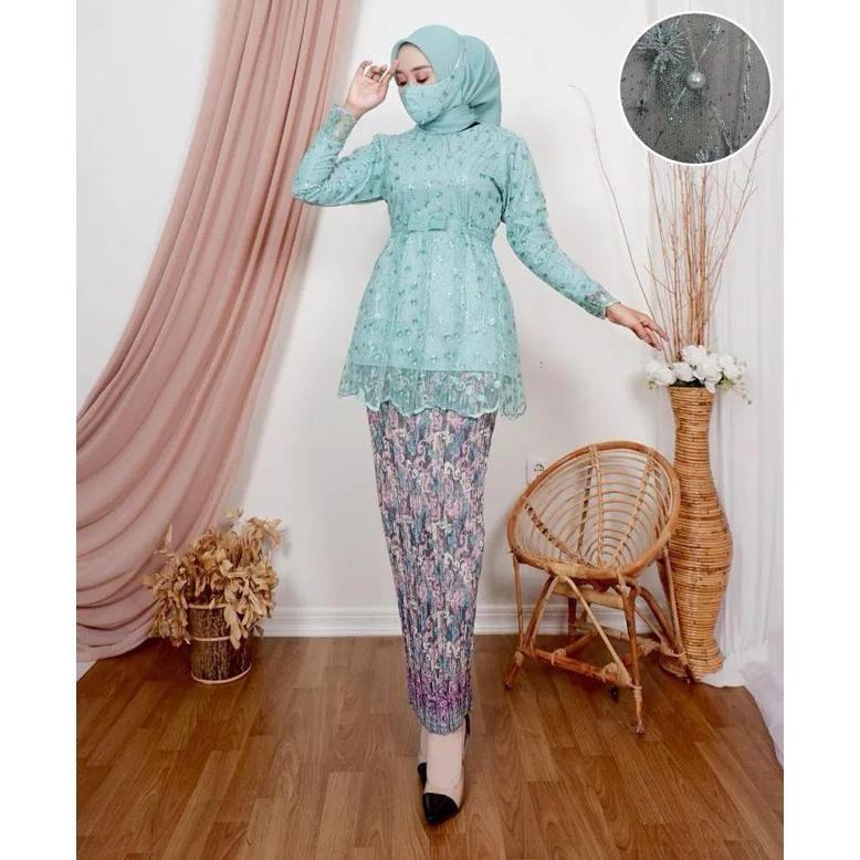 TERMURAH Set Kebaya Modern - Baju Kebaya Wisuda - Kebaya Pesta Modern - Kebaya Wisuda Modern - Kebay