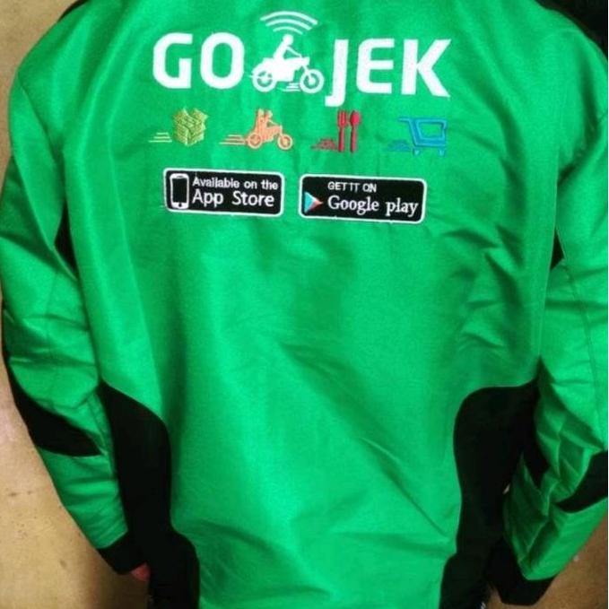 Xxpi- Jaket Gojek Lama Senior Musim Dingin Baseball Bordir Vintage