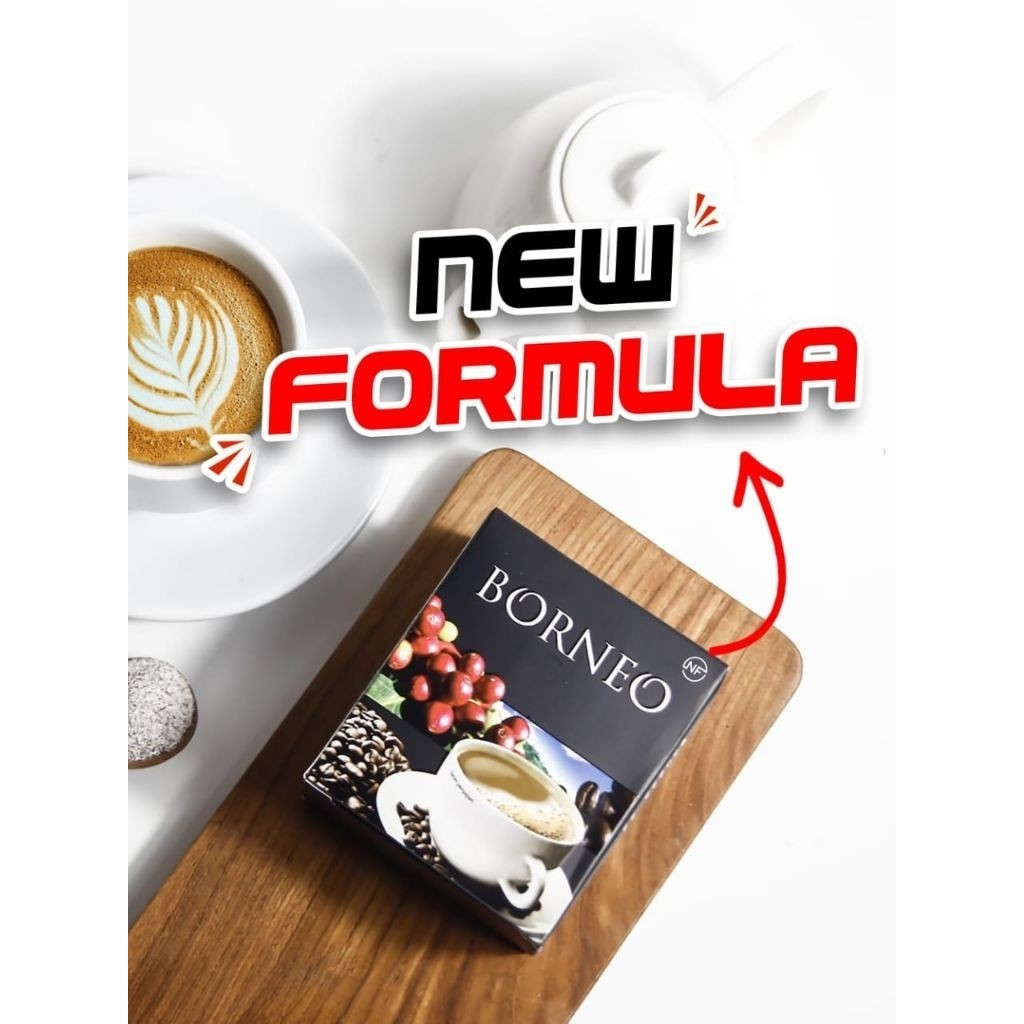 DISKON Kopi borneo 1 box NEW FORMULA kopi kesehatan asli original distributor resmi