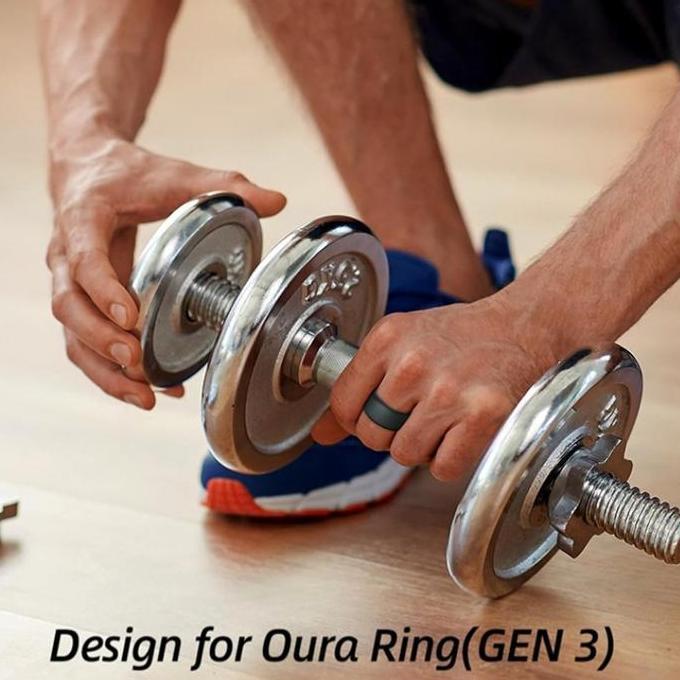 5pcs Cincin Tasbih kotak pelindung/Kasus Silikon Smart Ring Anti Air Pengingat Sholat