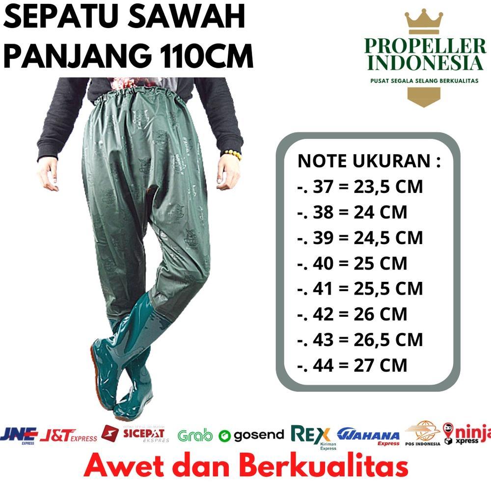 Sepatu Boot Celana Sawah Panjang Anti Air Sepatu Keong Elastis terlaris