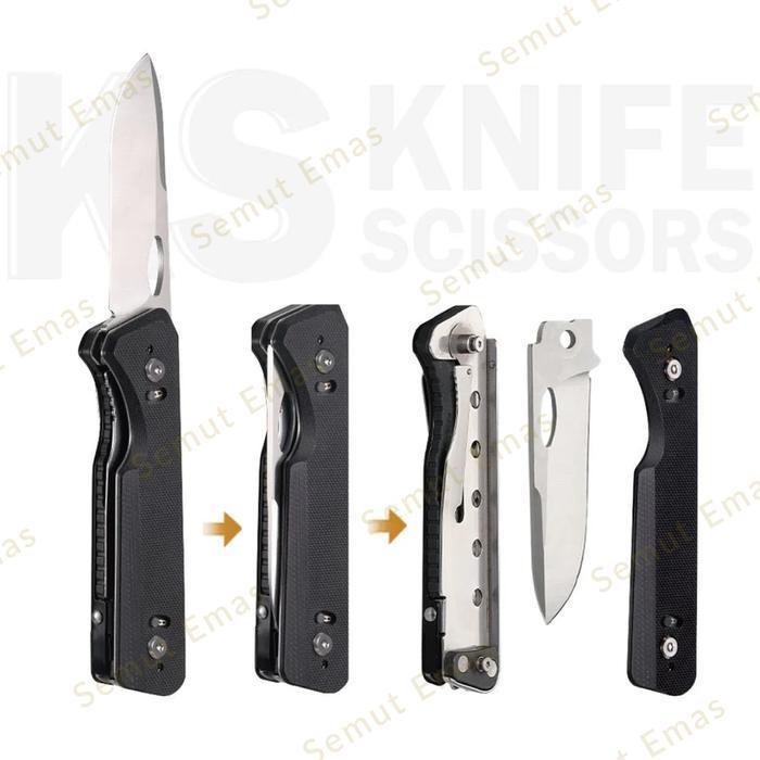 Roxon S501U & S502U Folding Knife With Replaceable Blade Baru