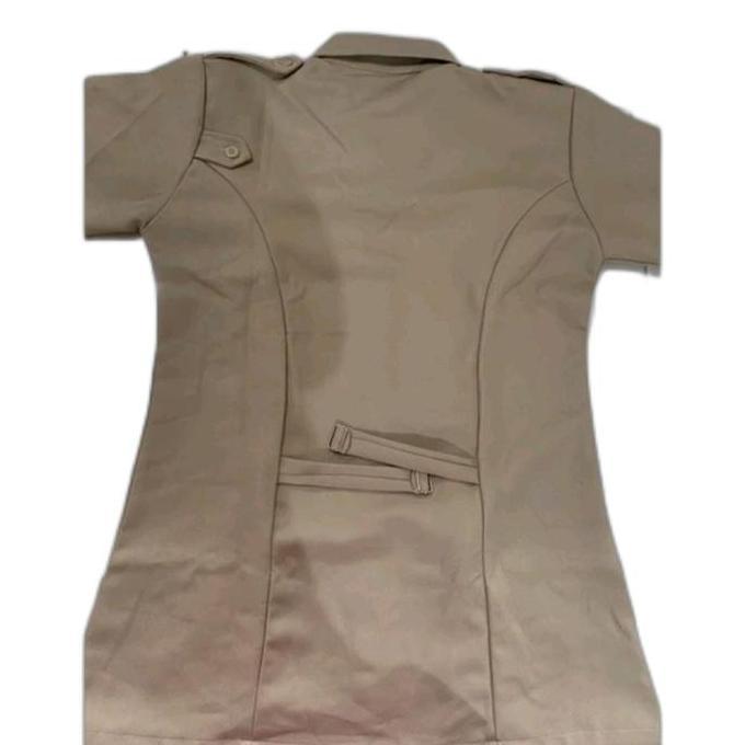 BAJU PRAMUKA PEREMPUAN bahan rapilo tali samping SMP/SMA/Guru Pembina