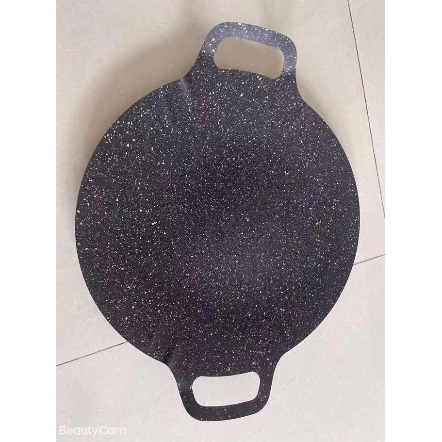 Xxcv- Wajan Konduksi Panggangan Jumbo 34Cm Wajan Besi Bbq Korea Anti Lengket Alat Keramik Pan