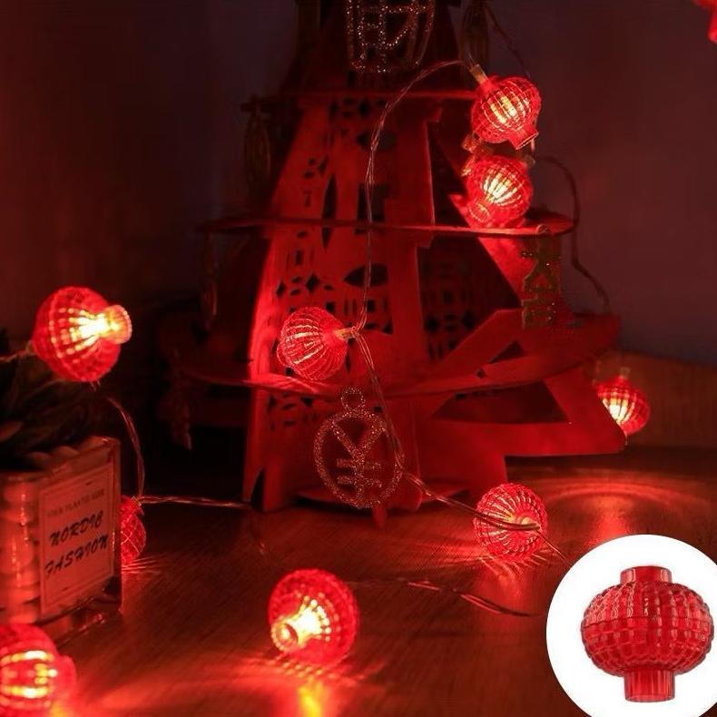 Lampu Led String Hiasan Lampu Imlek/Ornamen Imlek/Lampion Imlek/Lentera Imlek Diskon