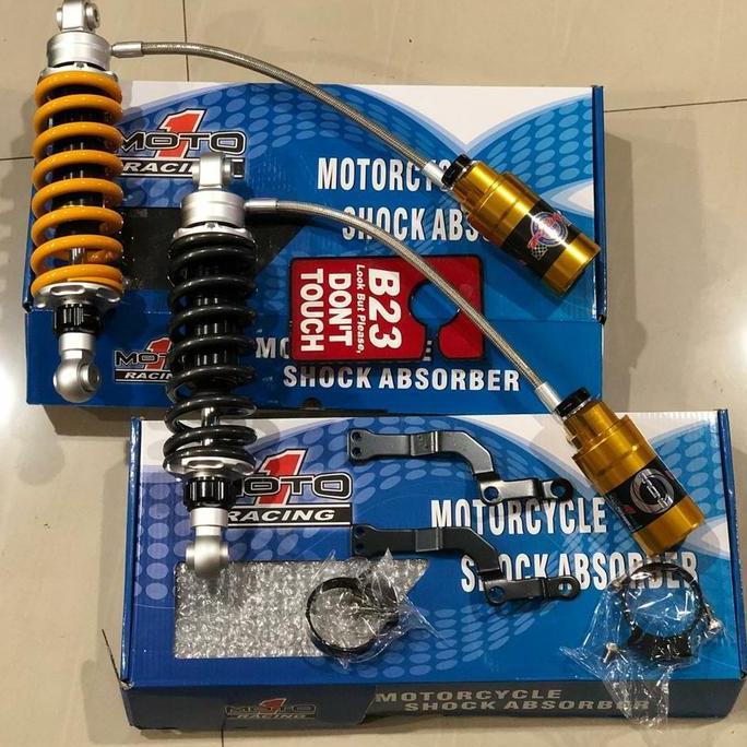 Shock moto 1 ninja r ss kr moto1 305mm pnp khusus breket dudukan klik