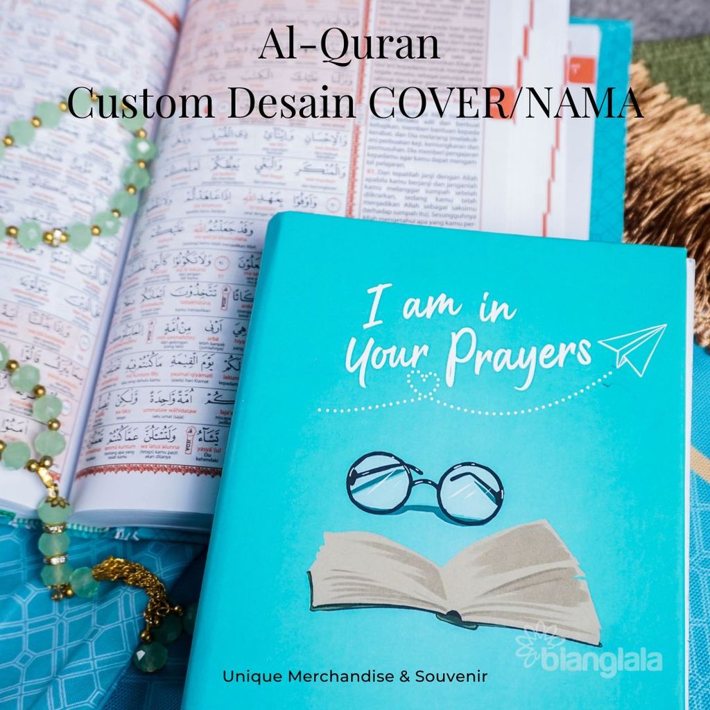 Al-Quran Custom/Alquran Terjemah Latin/Alquran Tanpa Terjemah/ Custom Nama Warna Ukuran A5/A6 CUSTOM