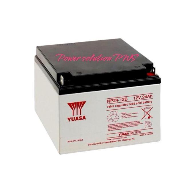 Aki Battery Kering Yuasa NP24-12B 12V 24Ah, Yuasa Battery 12V 24Ah