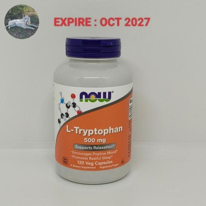 NOW L TRYPTOPHAN 500 mg 120 CAPSULES