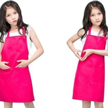 celemek anak / celemek masak anak / apron anak