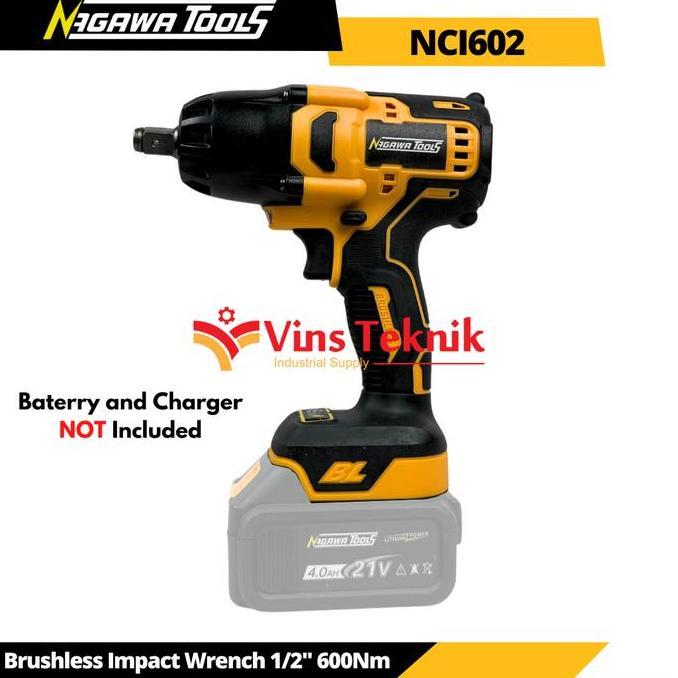 Miliki Brushless Nci 602 Nagawa Nci602 Mesin Impact Wrench Cordless