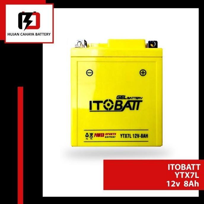 Aki Vespa LX 150 / Vespa LX125 / Vespa Sprint - ITOBATT YTX7L-BS MF