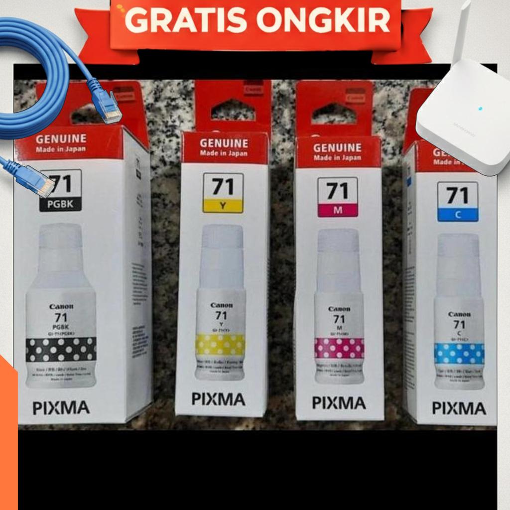 Tinta Canon Gi-71 -1 Set- Tinta Canon G1020 G2020 G3020 G3060 Original