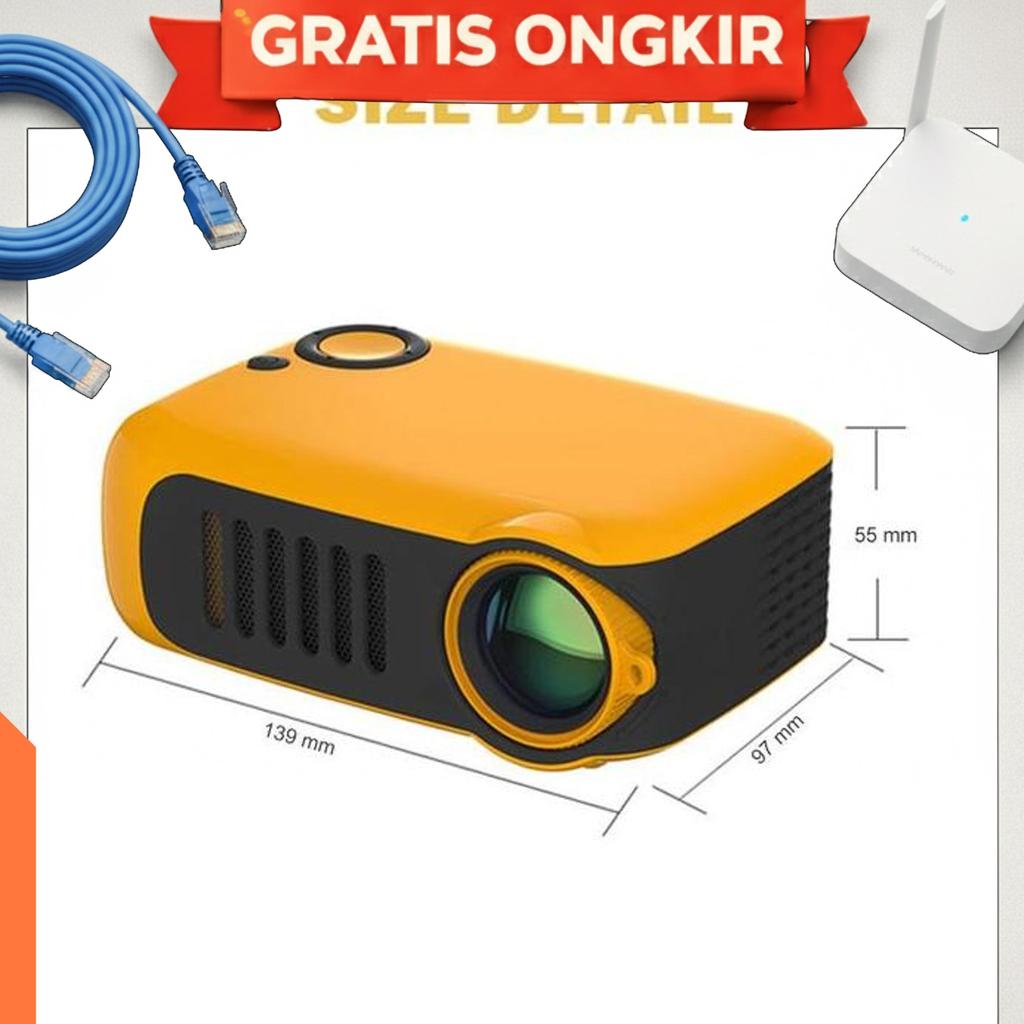 Mini Projector 3D Led Home Cinema Projector Portable Proyektor Mini Portable Led Full Hd 1080P