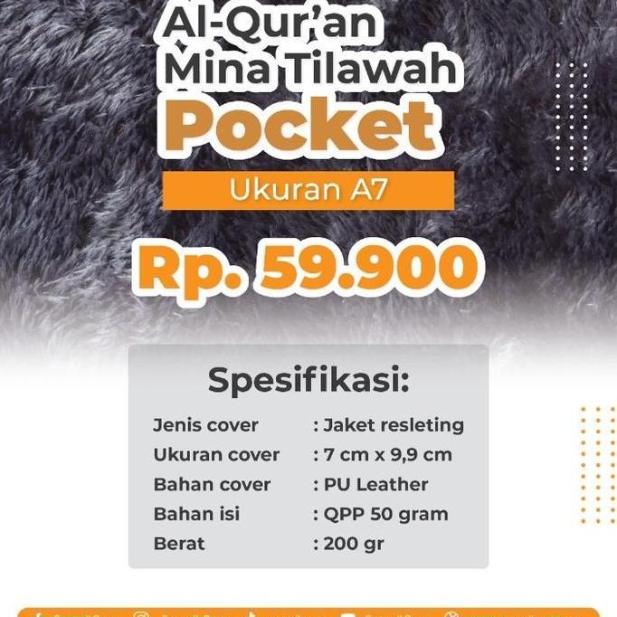 al quran mina tilawah A7 Pocket syamil Quran KH