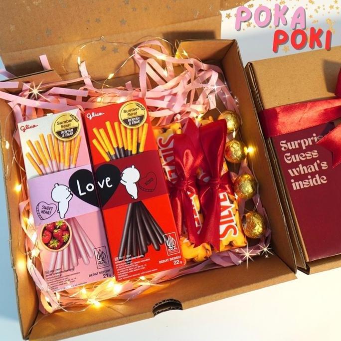 Snack Box Hampers Gift Box Cokelat Jajan Gift Box Cokelat Hampers Ulang Tahun Hadiah Wisuda Annivers
