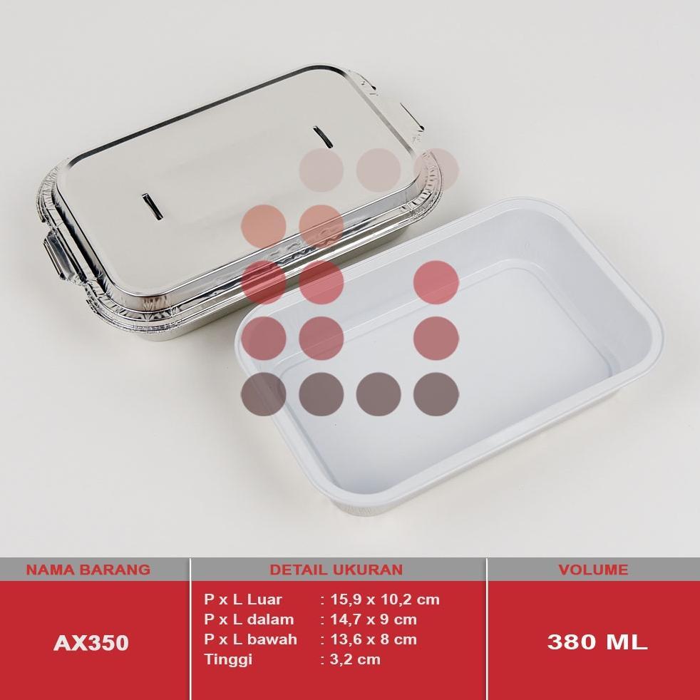 big sale alumunium foil cup ax 350 + tutup foil macaroni schotel / lasagna / klapertart